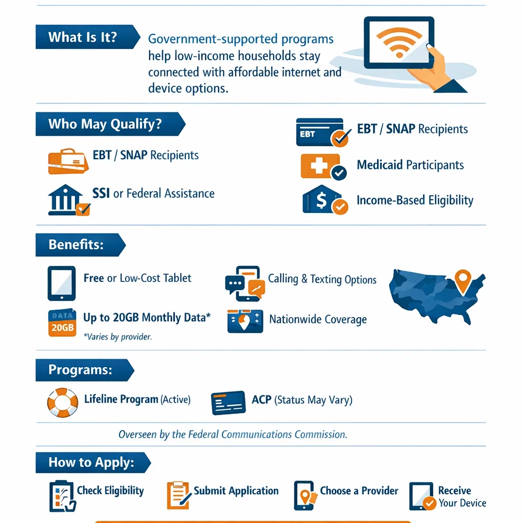 free government tablet infographic